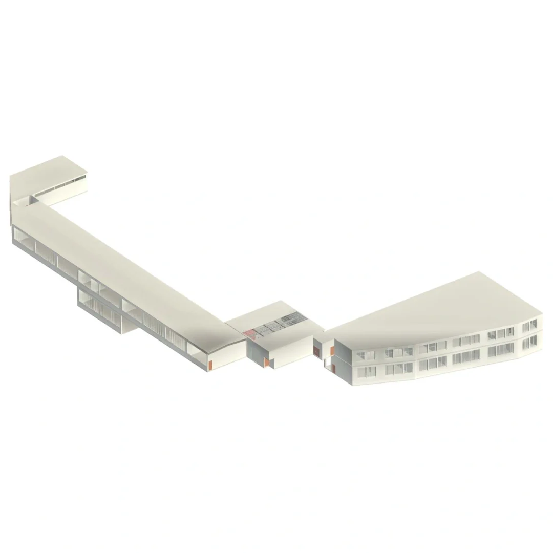 3D-Modell Industriehalle Altdorf UR